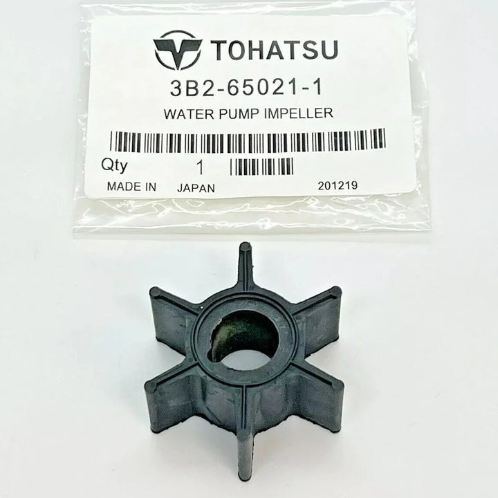 Genuine Tohatsu Outboard Water Pump Impeller 6/8/9.8HP - P/N: 3B2-65021-1