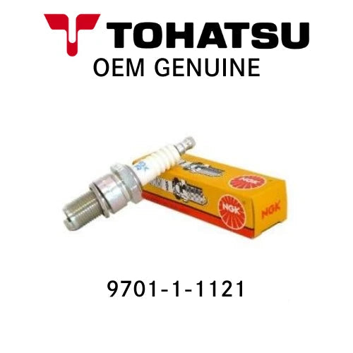 Genuine Tohatsu NGK IKR6G8 Spark Plug MFS40 MFS50 MFS60 9701-1-1121