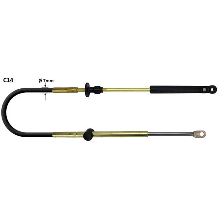 19ft Johnson Evinrude OMC Control Cable 173119 CC20519 Throttle Shift 579.12cm