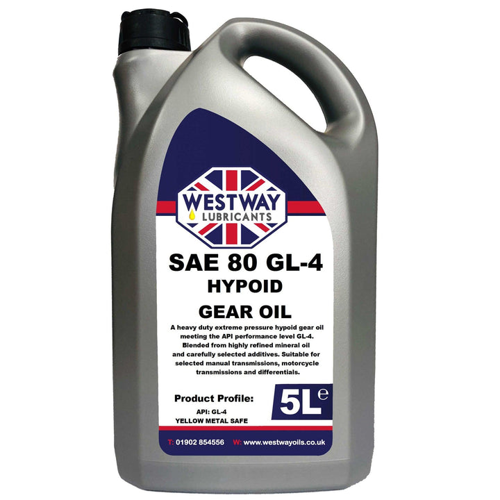 SAE 80 / EP 80 Mineral Gear Oil GL-4 Hypoid - 4Boats