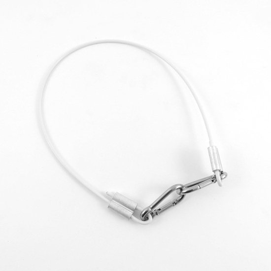 Safety Cable for Outboard Engines, 720mm Long Stainless Steel - 4Boats