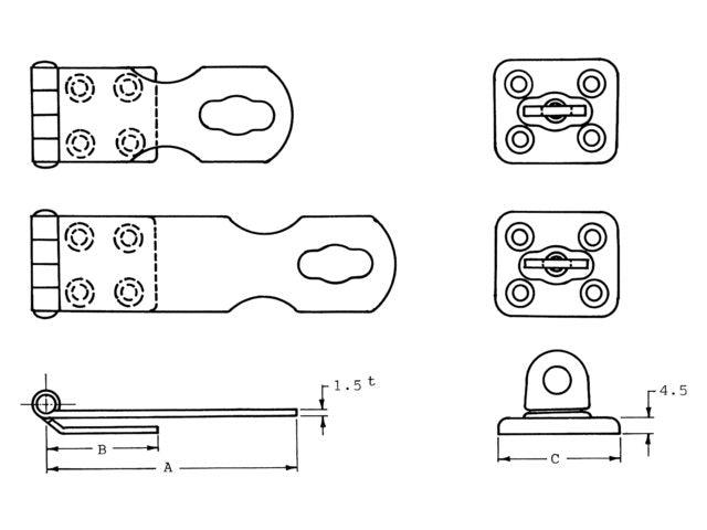 Safety Hasps And Staples - 4Boats