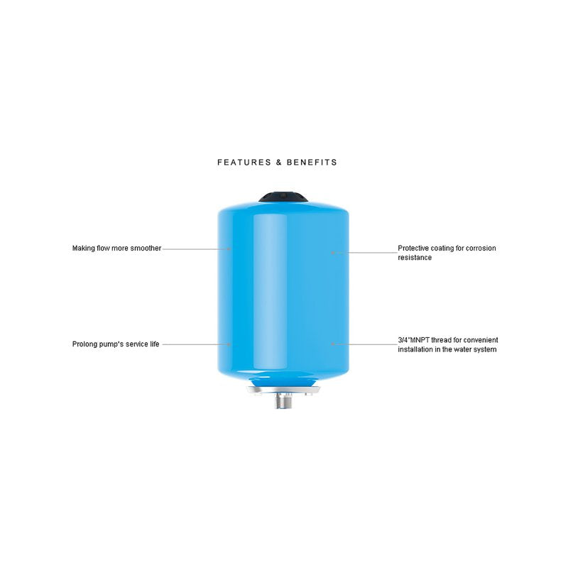 SEAFLO Accumulator Tank 8L 87 psi max Accumulator Tank - 4Boats