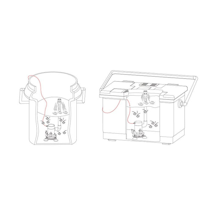 SEAFLO Aerator Pump 09 Series Portable Aerator Kit 12V 350 gph - 4Boats