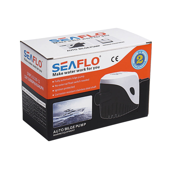 SEAFLO Auto Bilge Pump 11 Series Auto Bilge Pump 12V 600 gph - 4Boats