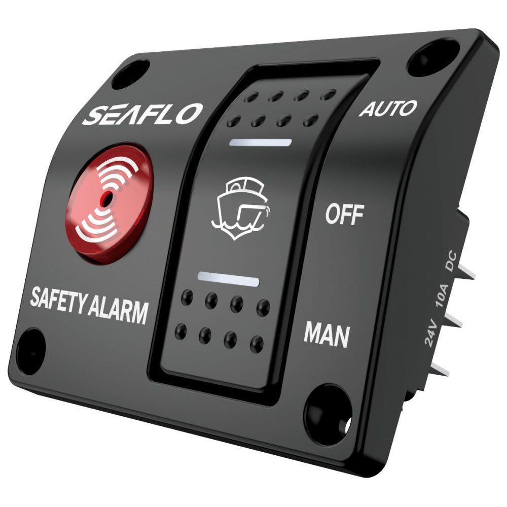 SEAFLO Bilge Alarm Alarm Switch Panel 12V 20A max - 4Boats