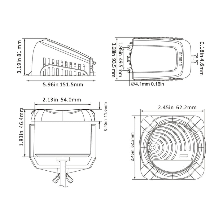 SEAFLO Bilge Alarm High Water Bilge Alarm 12V 20A max - 4Boats