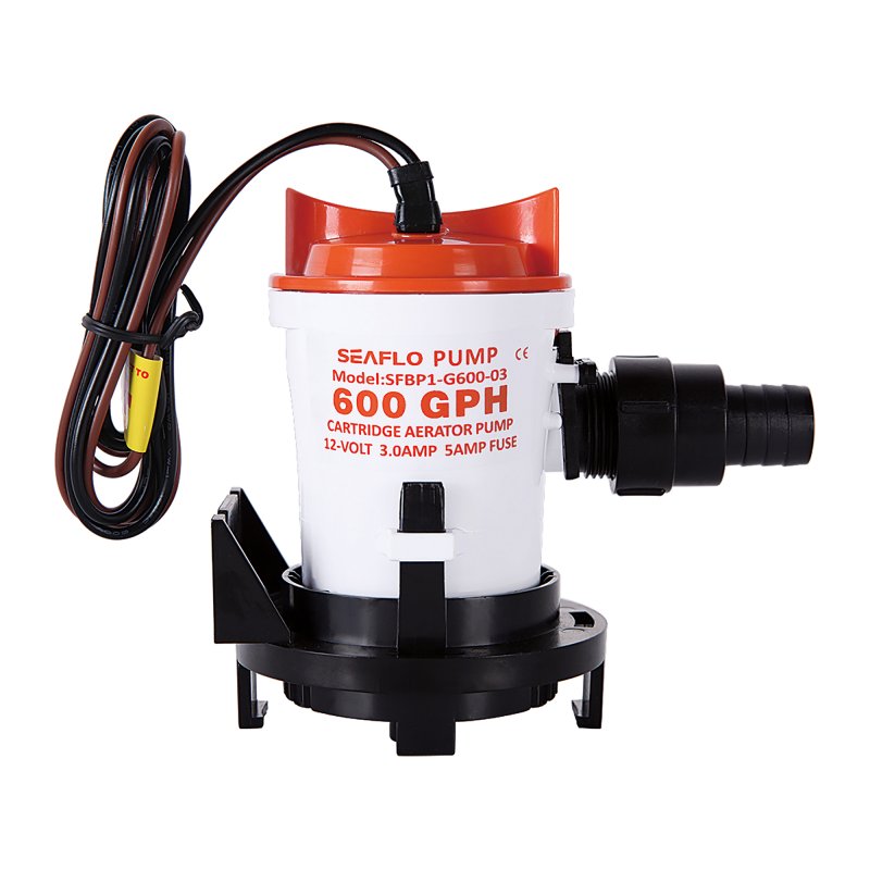 SEAFLO Bilge Pump 03 Series 12V 600 gph Non-Auto Bilge Pump - 4Boats