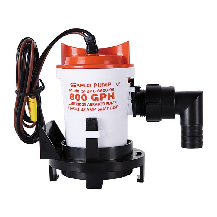 SEAFLO Bilge Pump 03 Series 12V 600 gph Non-Auto Bilge Pump - 4Boats