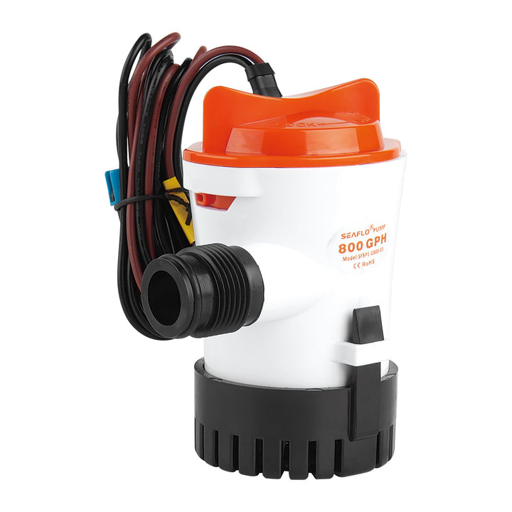 SEAFLO Bilge Pump 03 Series 12V 800 gph Non-Auto Bilge Pump - 4Boats