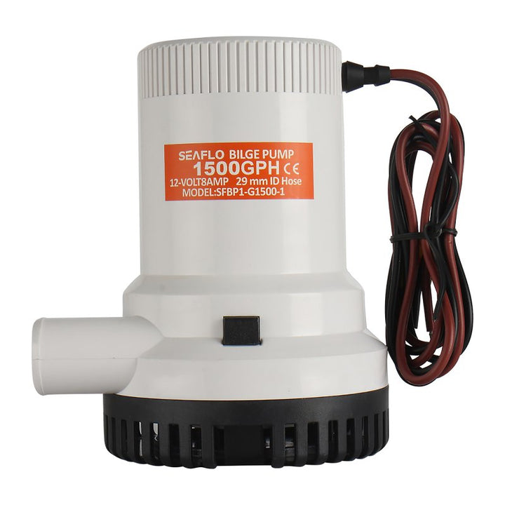 SEAFLO Bilge Pump 12V 1500 gph Non-Auto Bilge Pump 01 Series - 4Boats