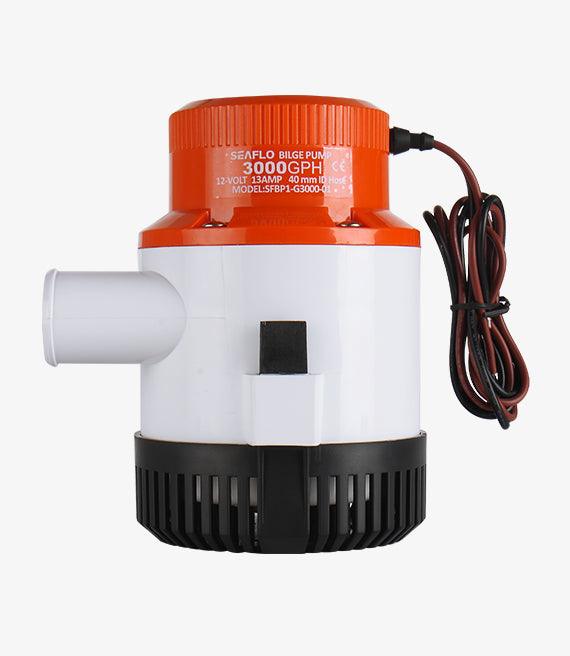 SEAFLO Bilge Pump 12V 3000 gph Non-Auto Bilge Pump 01 Series - 4Boats