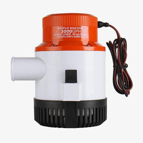 SEAFLO Bilge Pump 12V 3000 gph Non-Auto Bilge Pump 01 Series - 4Boats