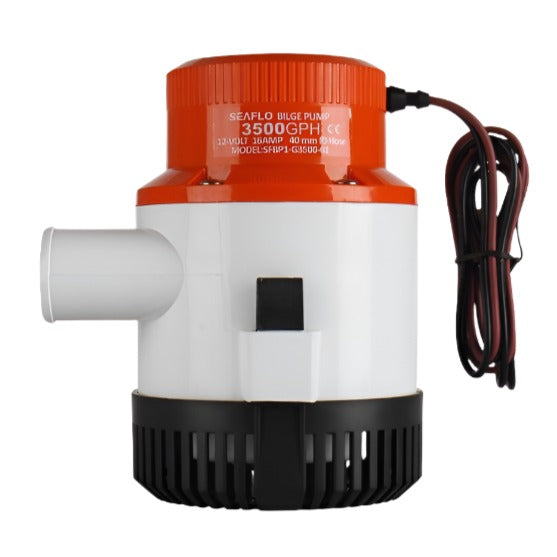 SEAFLO Bilge Pump 12V 3500 gph Non-Auto Bilge Pump 01 Series - 4Boats