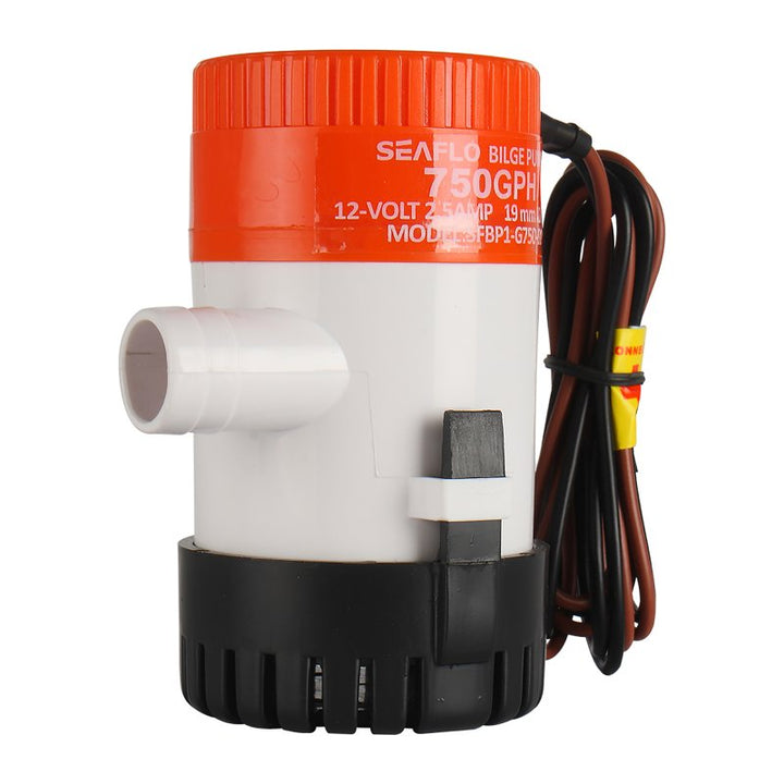 SEAFLO Bilge Pump 12V 750 gph Non-Auto Bilge Pump 01 Series - 4Boats