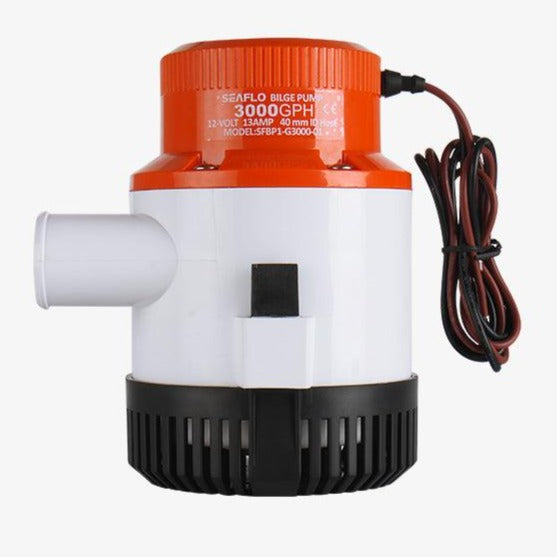 SEAFLO Bilge Pump 24V 3000 gph Non-Auto Bilge Pump 01 Series - 4Boats