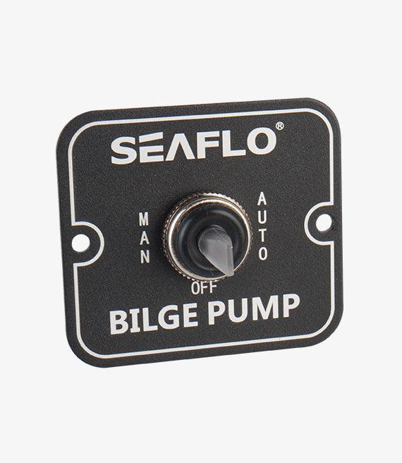 SEAFLO Bilge Switch Panel 3-Way Panel Switch 12V & 24V - 4Boats