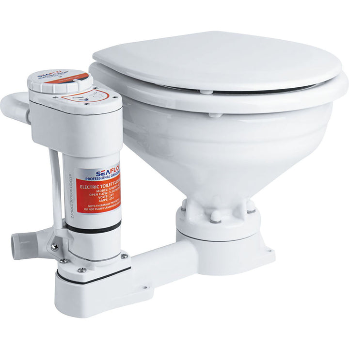 SEAFLO Electric Conversion 12V Flush Pump For Electric Marine Toilet Sfmte1-02/Sfmte1-02-R - 4Boats