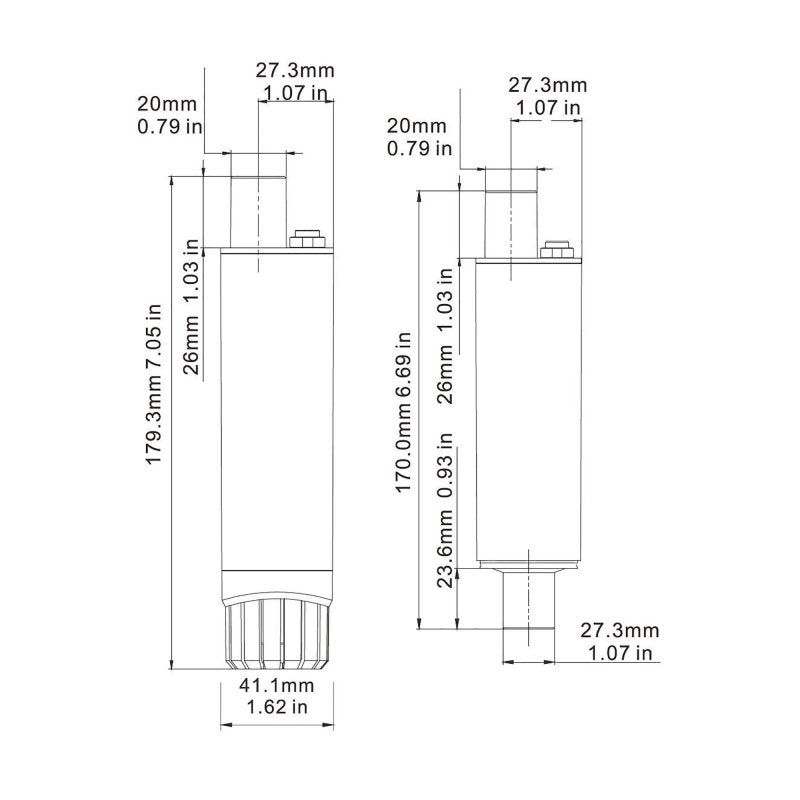 SEAFLO Inline Pump 500 gph 5M Wire With Clips - 4Boats