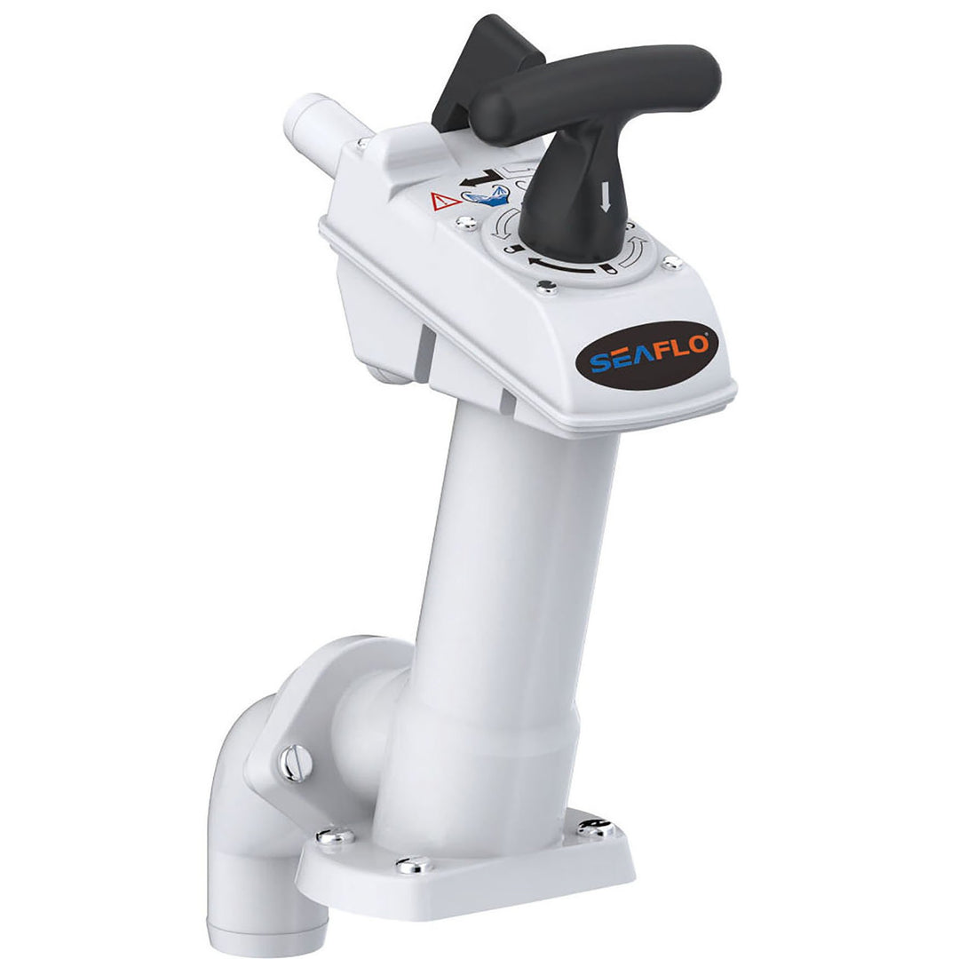 SEAFLO Marine Toilet Hand Flush Pump For Manually Marine Toilet Sfmtm-01/Sfmtm-01-R - 4Boats