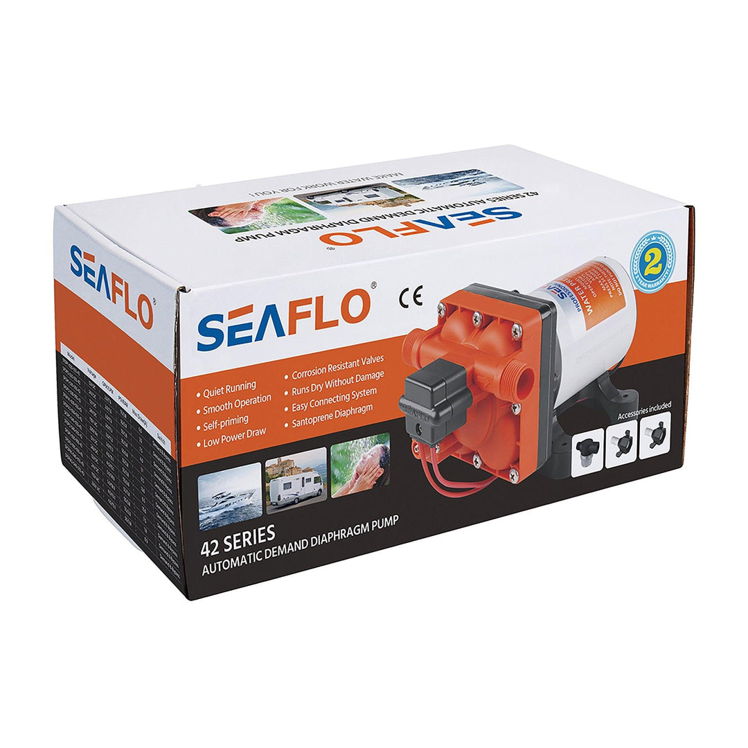 SEAFLO Pressure Pump 42 Series 12V 3.0 gpm 55 psi - 4Boats