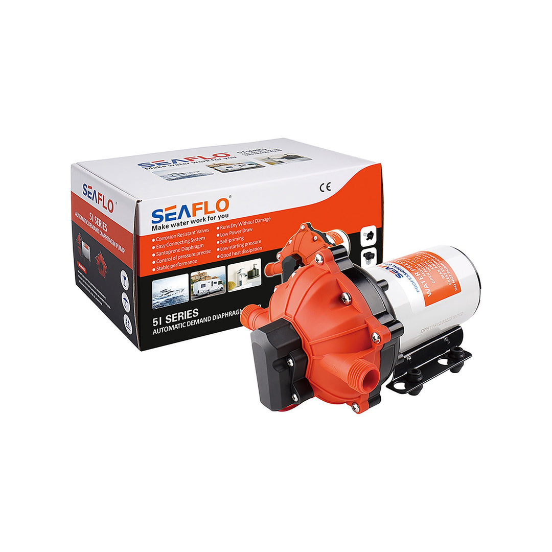 SEAFLO Pressure Pump 51 New Series 12V 4.0 gpm 60 psi - 4Boats