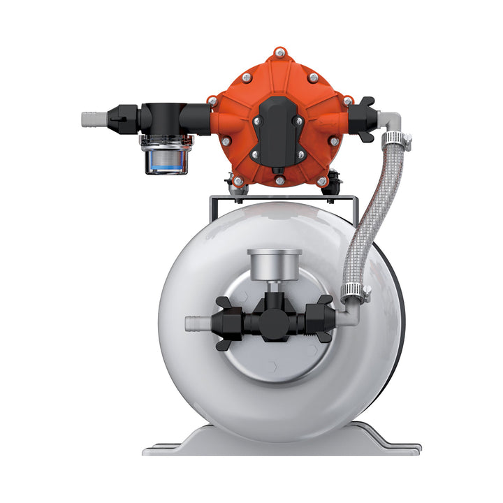 SEAFLO Pressure System Luxury Pump Accumulator Pressure Boost System 24V 3.0 gpm 60 psi 8L Tank - 4Boats