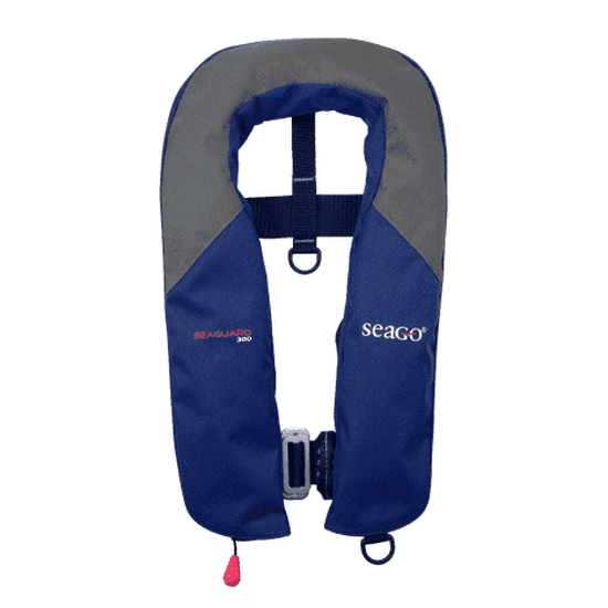 Seago Seaguard 300N Auto Lifejacket with Harness - Navy - 4Boats