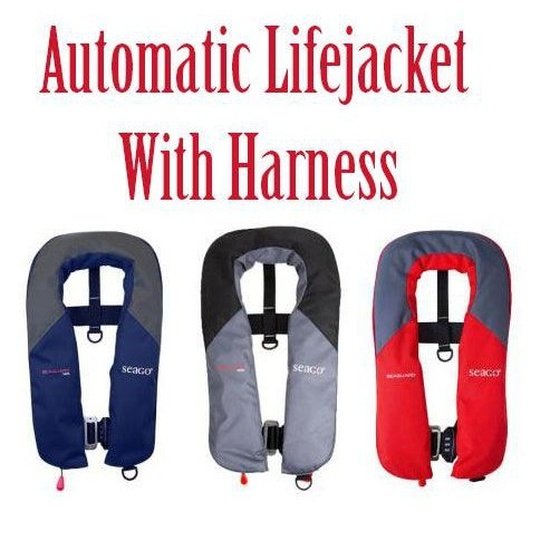 Seaguard 165N Automatic Lifejacket With Harness - 4Boats