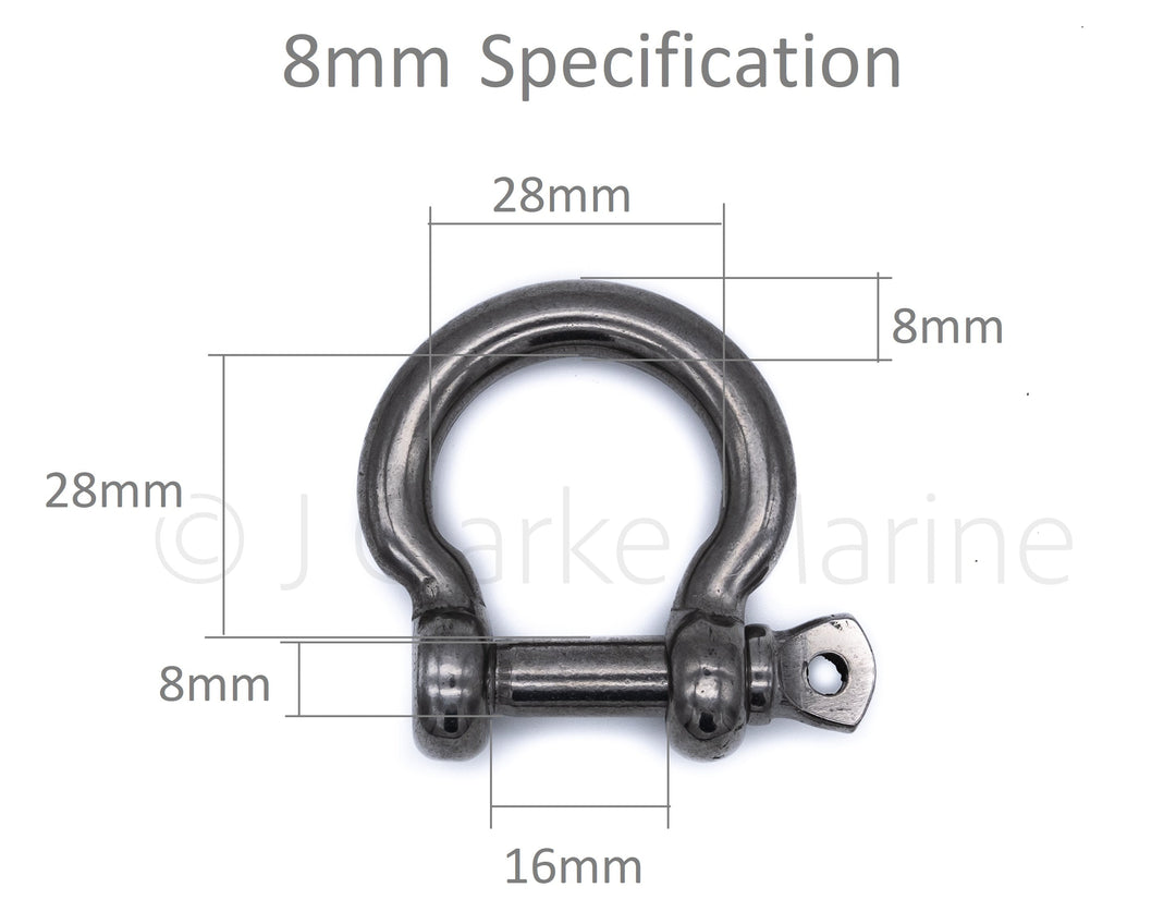 Shackle - Bow shackle 316 A4 stainless steel - 4Boats