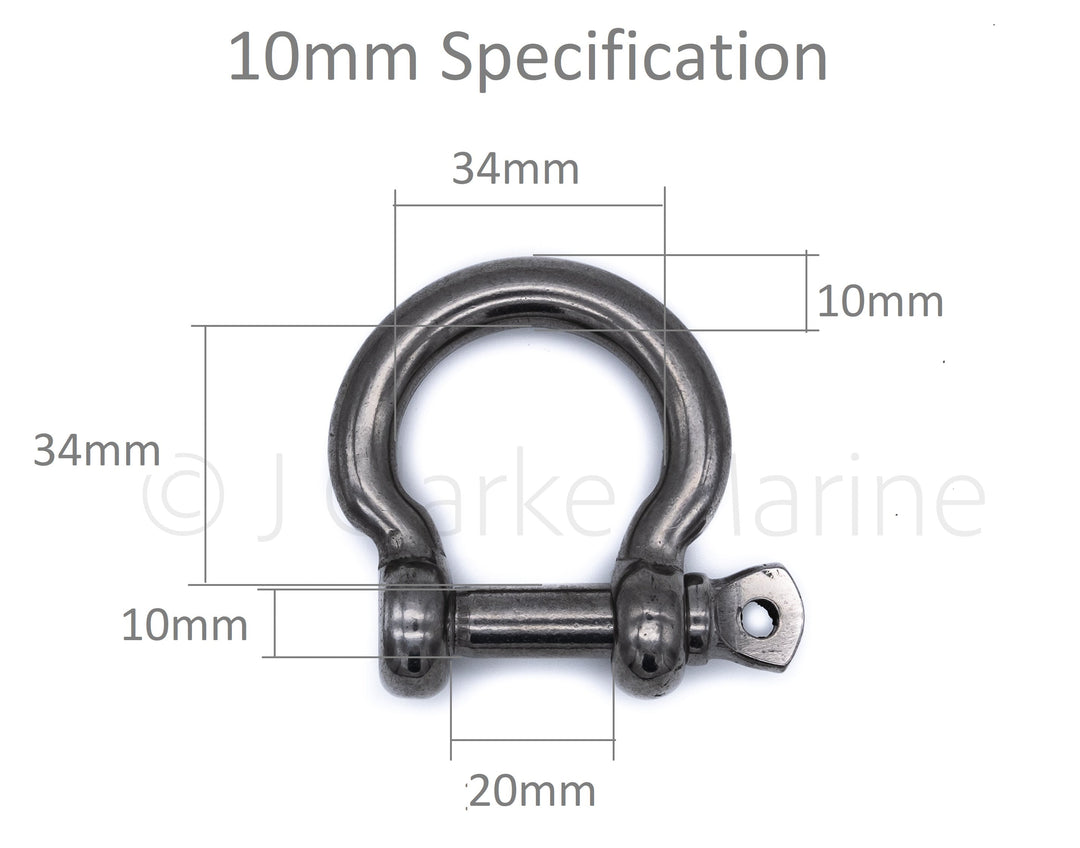 Shackle - Bow shackle 316 A4 stainless steel - 4Boats