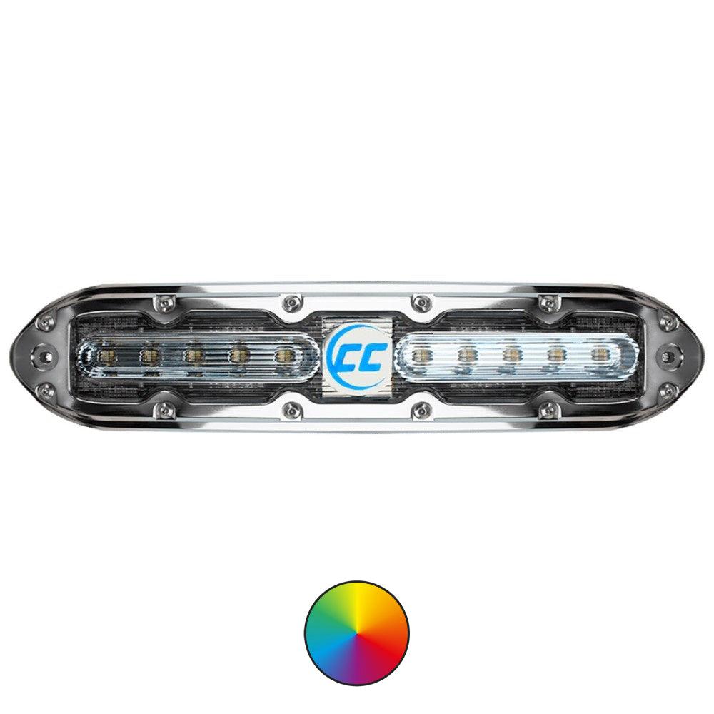 Shadow-Caster SCM-10-EXT-CC Underwater SS LED Light - RGB - 4Boats