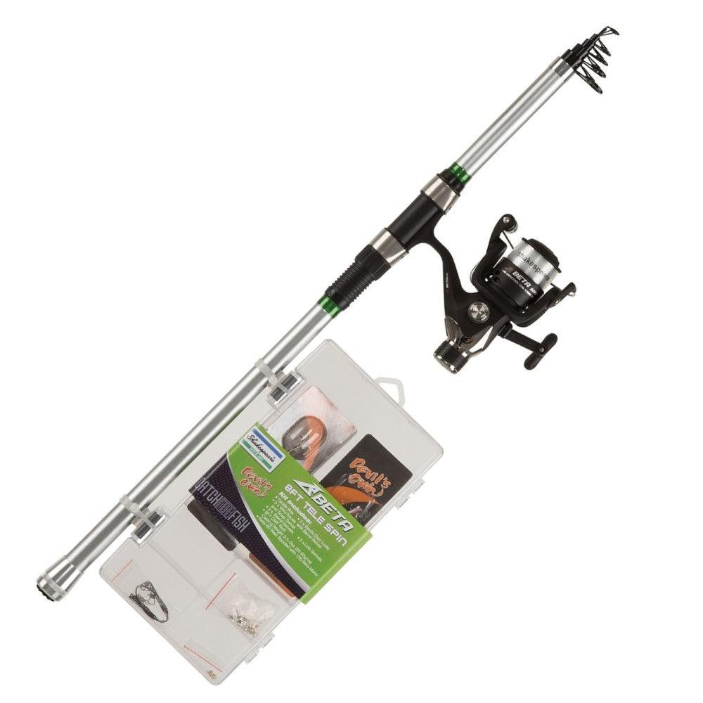Shakespeare Catch More Fish 2 Telescopic 0.7/2.1oz 8ft Spin Rod Combo - 4Boats