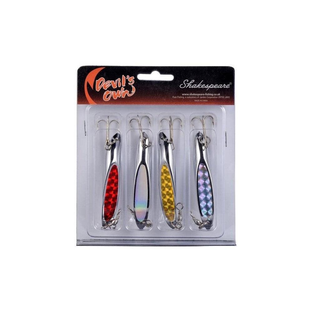 Shakespeare Devil Own 4 Piece Slither Lure Selection - 28g - 4Boats