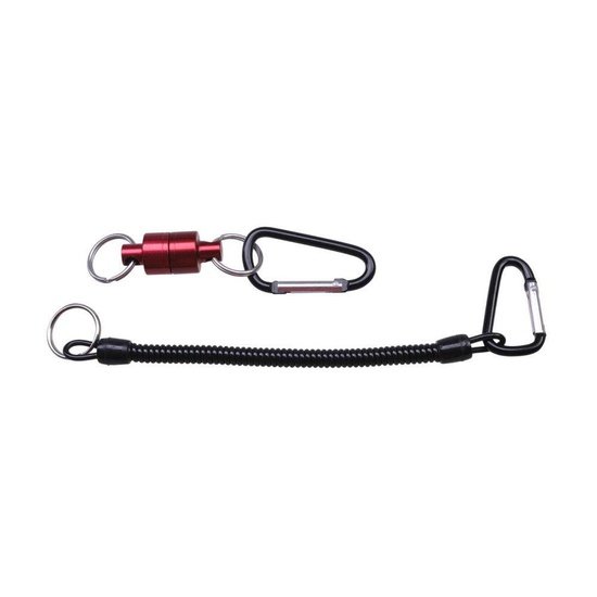Shakespeare Sigma Magnetic Net Retainer and Lanyard - Black - 4Boats