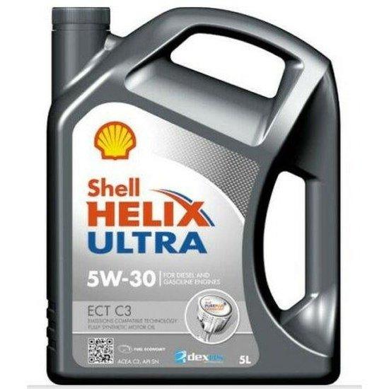 Shell Helix Ultra Ect C3 5W-30 Pure Plus Fs Engine Oil 5L - 4Boats