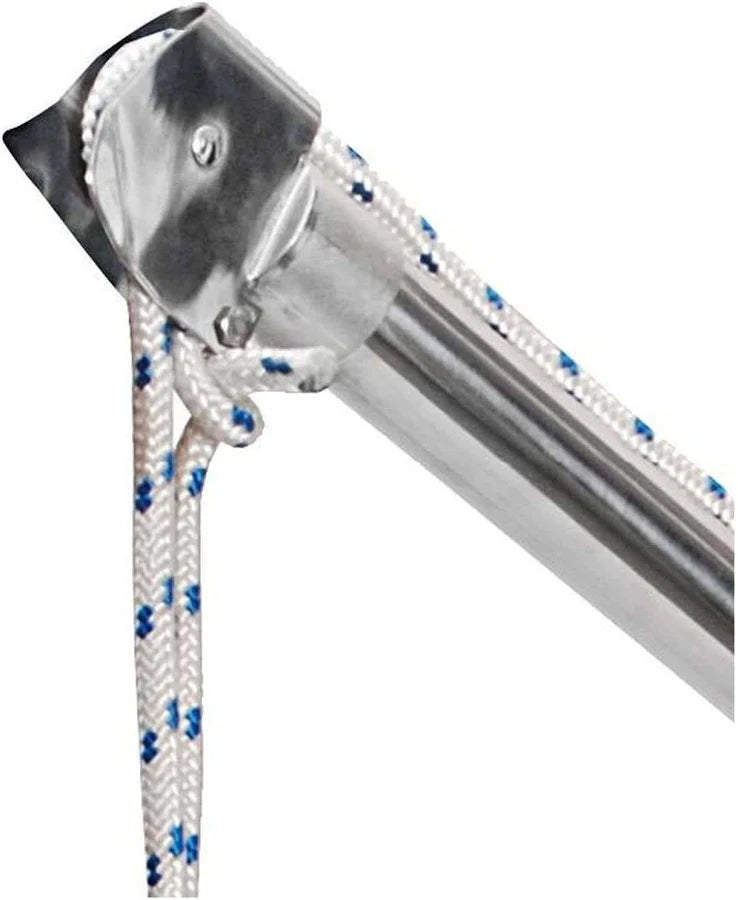Stainless Steel Davits Pair 120kg Load 1.4m Tall Swivel Removable 316 Marine