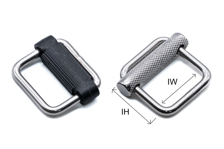 Sliding bar buckle for webbing straps A4 316 stainless steel 25mm - 4Boats