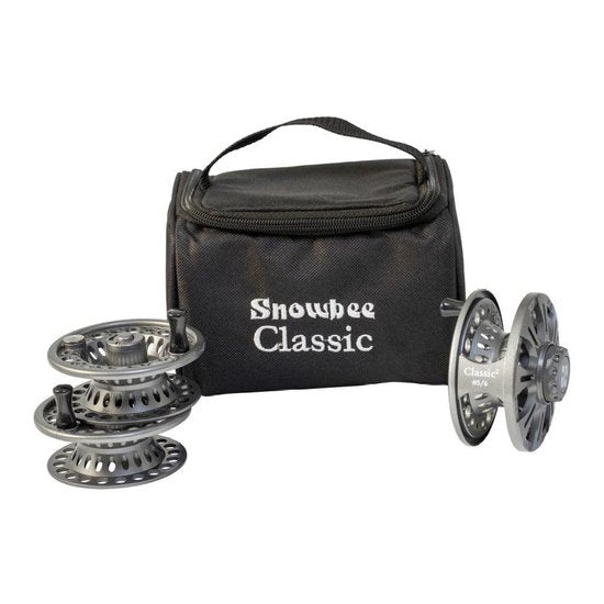 Snowbee Classic 2 Fly Reel Kit #5/6 Reel with case & 2 Spools - 4Boats