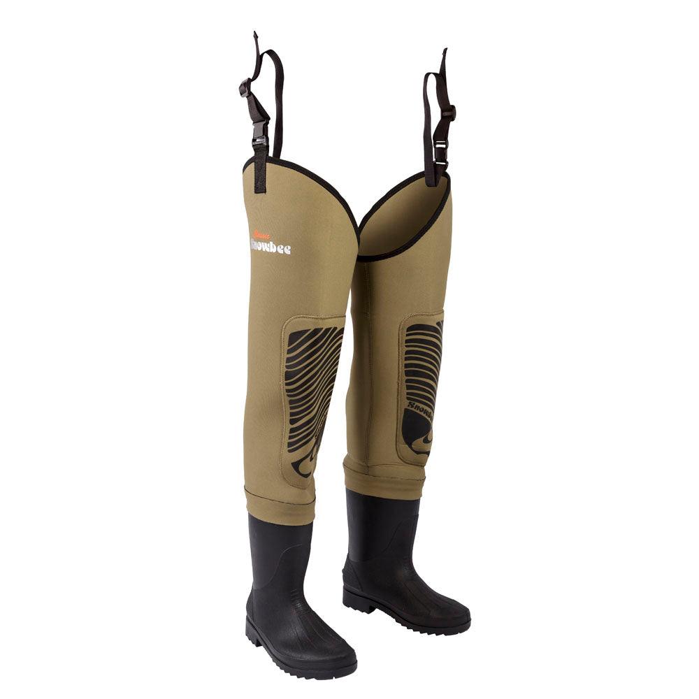 Snowbee Classic Neoprene Cleated Sole Thigh Waders - 10 - 4Boats