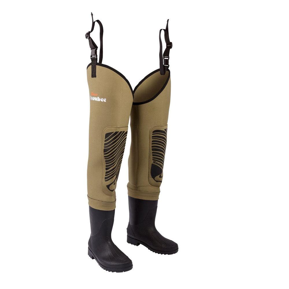 Snowbee Classic Neoprene Cleated Sole Thigh Waders - 12 - 4Boats