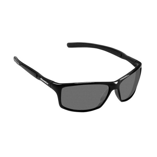 Snowbee Classic Wrap-Around Full Frame Sunglasses - Black/Smoke Lens - 4Boats