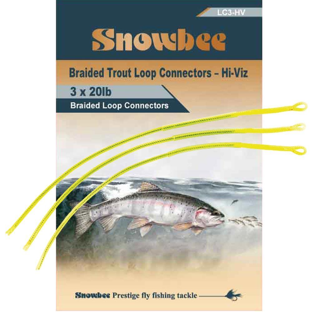 Snowbee LC3-HV Loop Connectors - High Viz - 4Boats