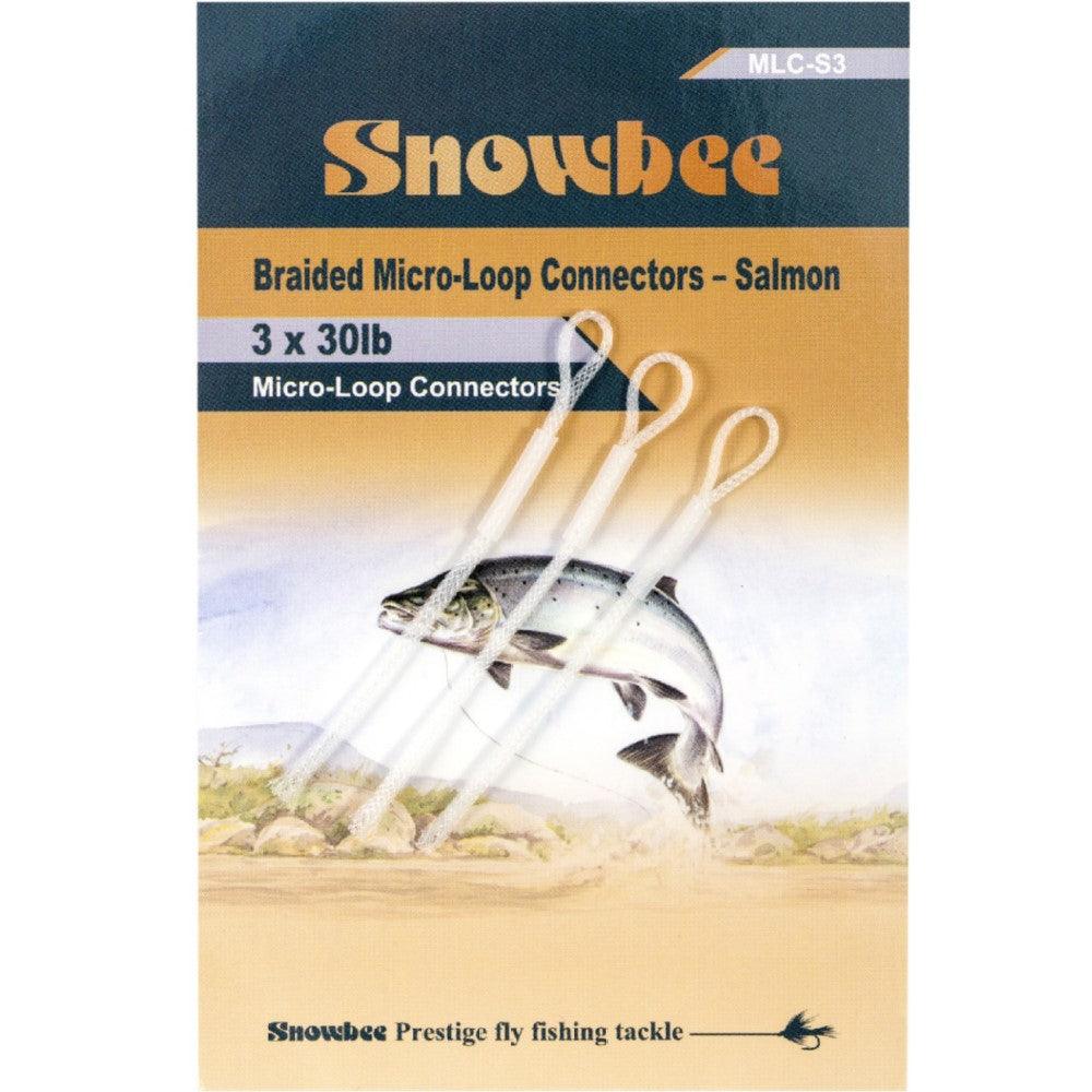 Snowbee Micro-Loop Connectors - Salmon 30lb - 4Boats