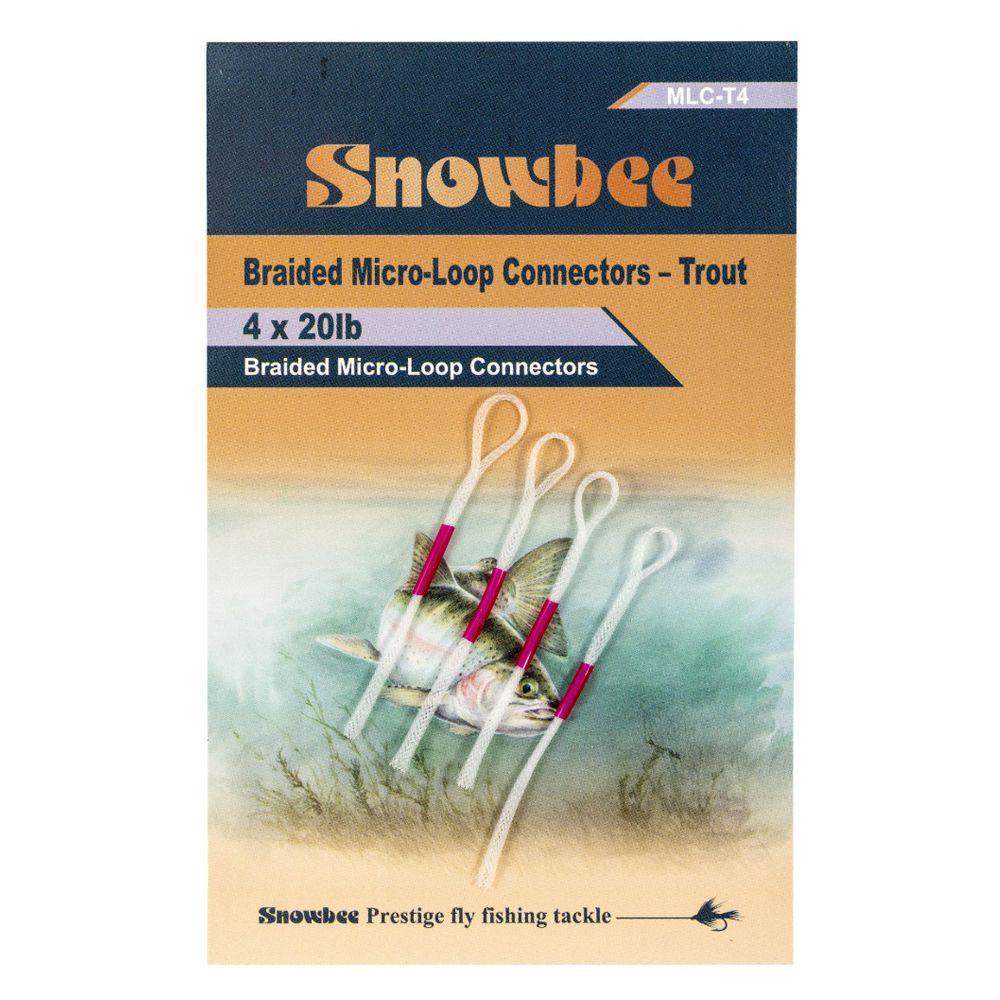 Snowbee Micro-Loop Connectors - Trout 20lb - 4Boats