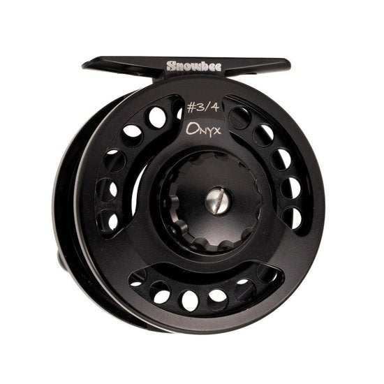 Snowbee Onyx Fly Reel #3/4 Black - 4Boats