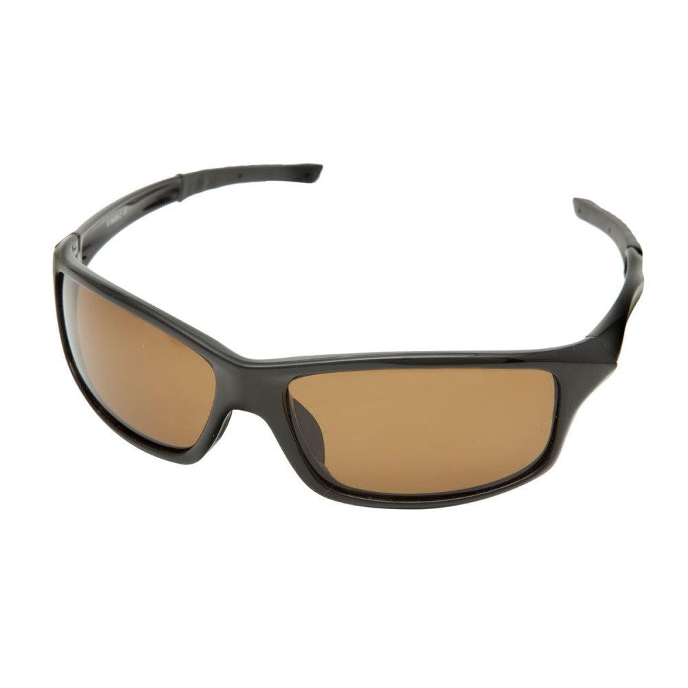 Snowbee Prestige Streamfisher Sunglasses - Gloss Black / Amber - 4Boats