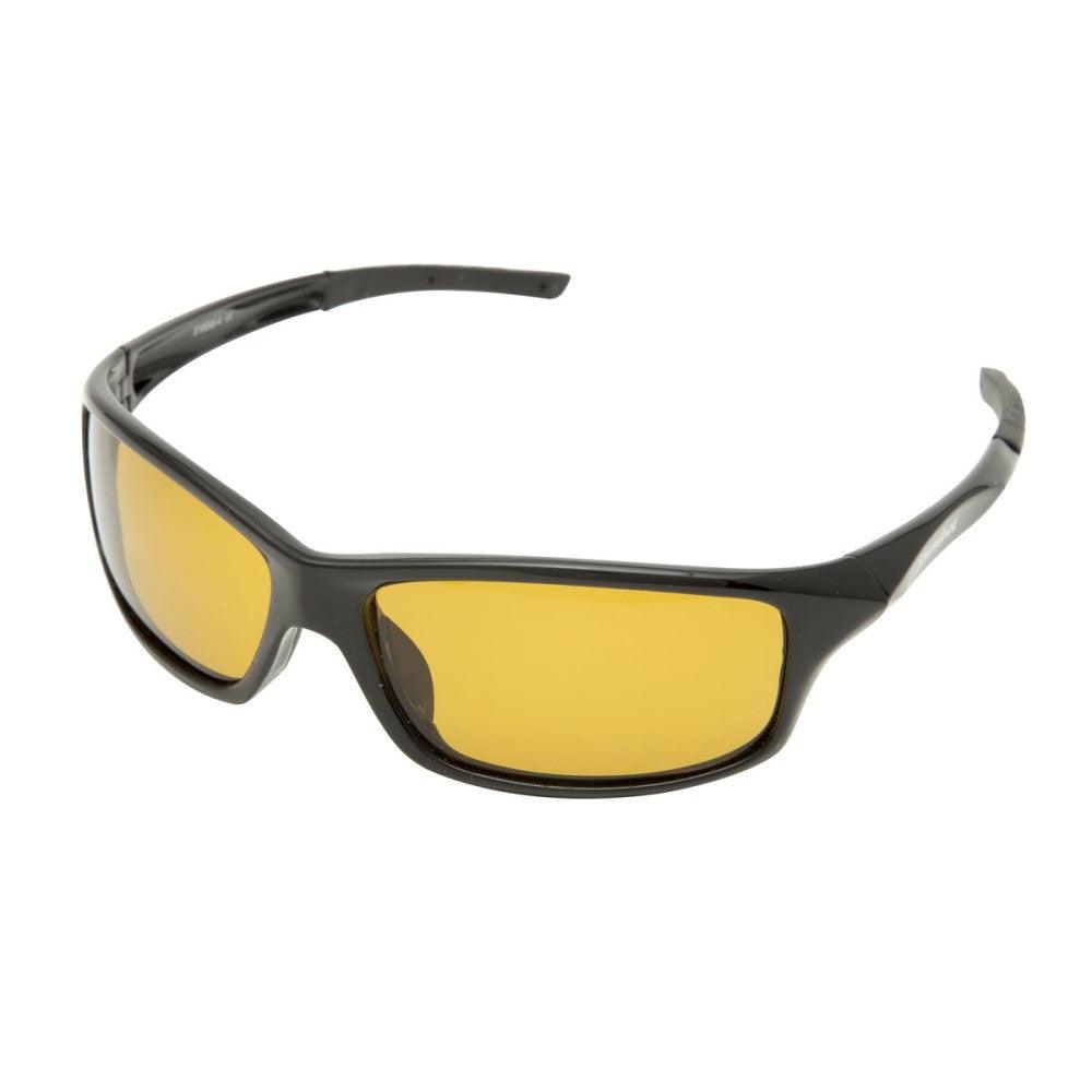 Snowbee Prestige Streamfisher Sunglasses - Gloss Black / Yellow - 4Boats