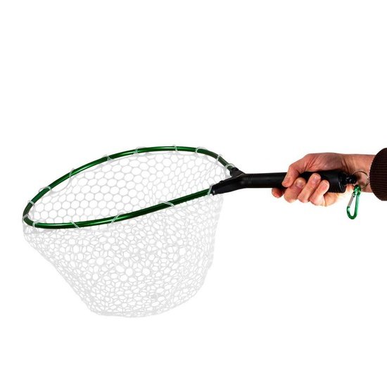 Snowbee Rubber Mesh Hand Trout Net - Medium - 4Boats