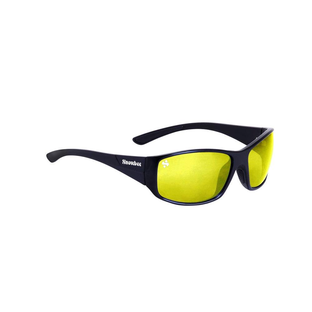 Snowbee Spectre Dry-Fly Sunglasses - Black - Yellow Lens - 4Boats